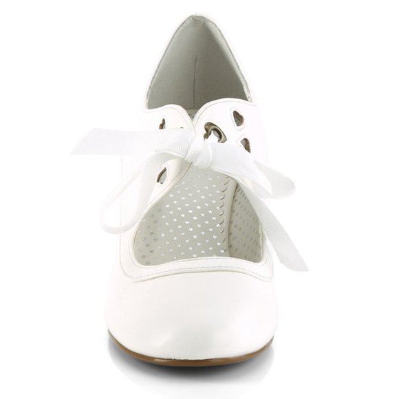 Heart Swing Dance High Heel Pin Up Shoes - Picture 2 of 5